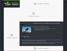 Tablet Screenshot of pepinieres-poncin.com